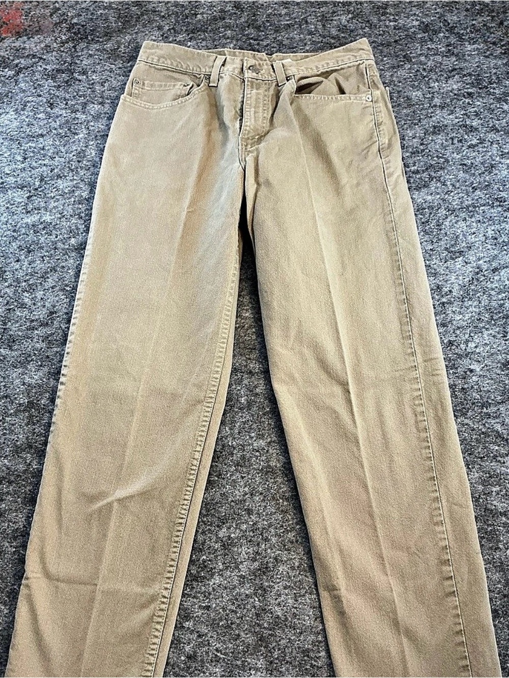 Levi's 550 MADE IN USA Straight Leg Pants in Brown Waist 32
